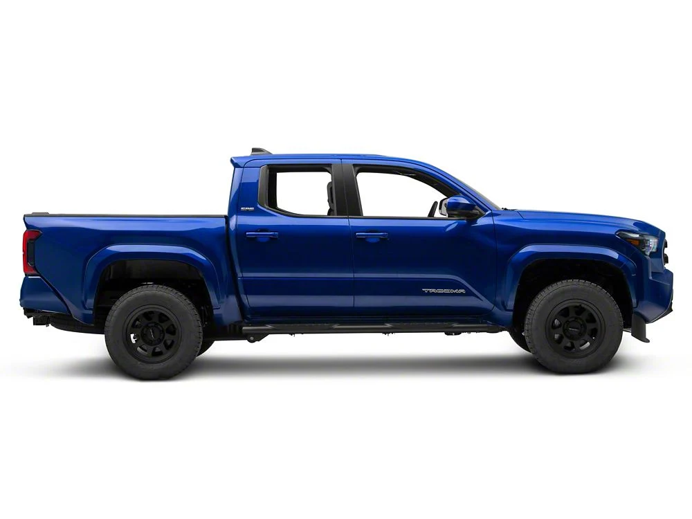 RedRock 5-Inch Oval Bent End Side Step Bars; Fine Texture Black (24-25 Tacoma Double Cab) - Image 5