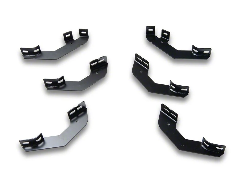 RedRock 5-Inch Oval Bent End Side Step Bars; Fine Texture Black (24-25 Tacoma Double Cab) - Image 9