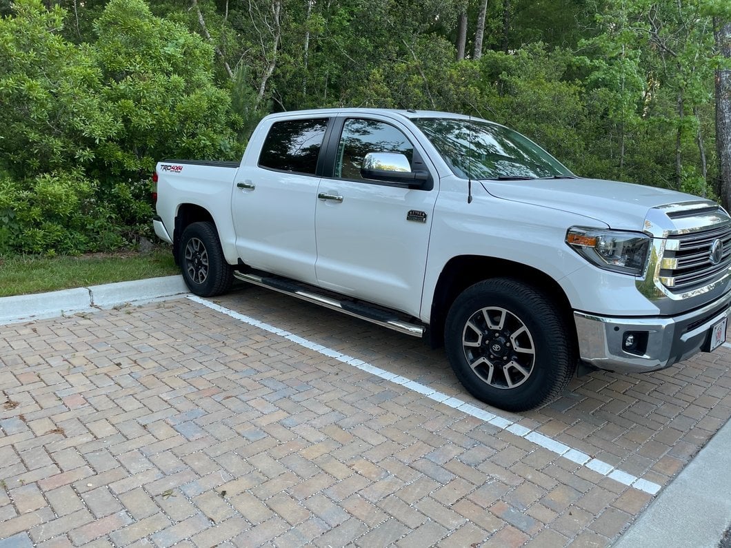 RedRock 5-Inch Oval Bent End Side Step Bars; Stainless Steel (07-21 Tundra CrewMax) - Image 14
