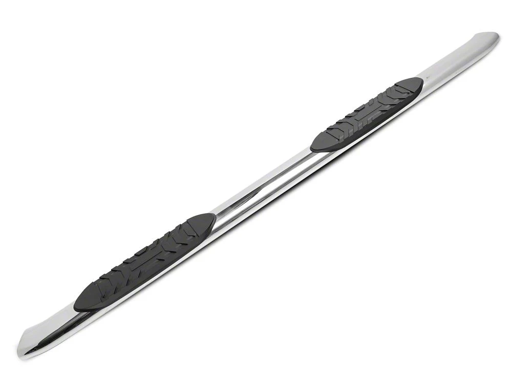 RedRock 5-Inch Oval Bent End Side Step Bars; Stainless Steel (07-21 Tundra CrewMax) - Image 3