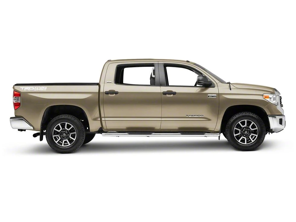 RedRock 5-Inch Oval Bent End Side Step Bars; Stainless Steel (07-21 Tundra CrewMax) - Image 8