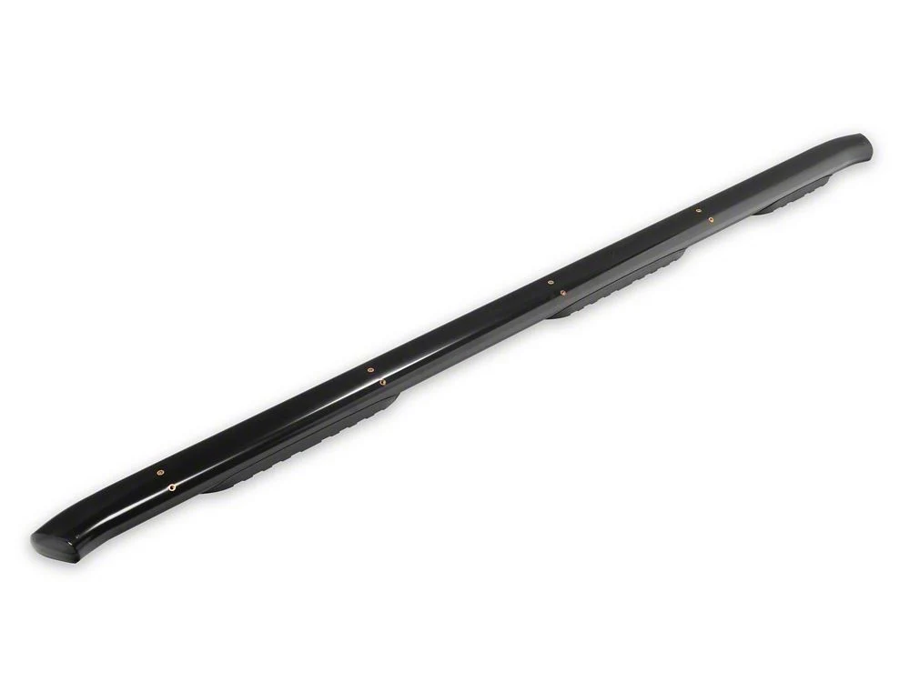 RedRock 5-Inch Oval Bent Wheel to Wheel Side Step Bars; Black (19-25 Sierra 1500 Crew Cab w/ 6.50-Foot Standard Box) - Image 4