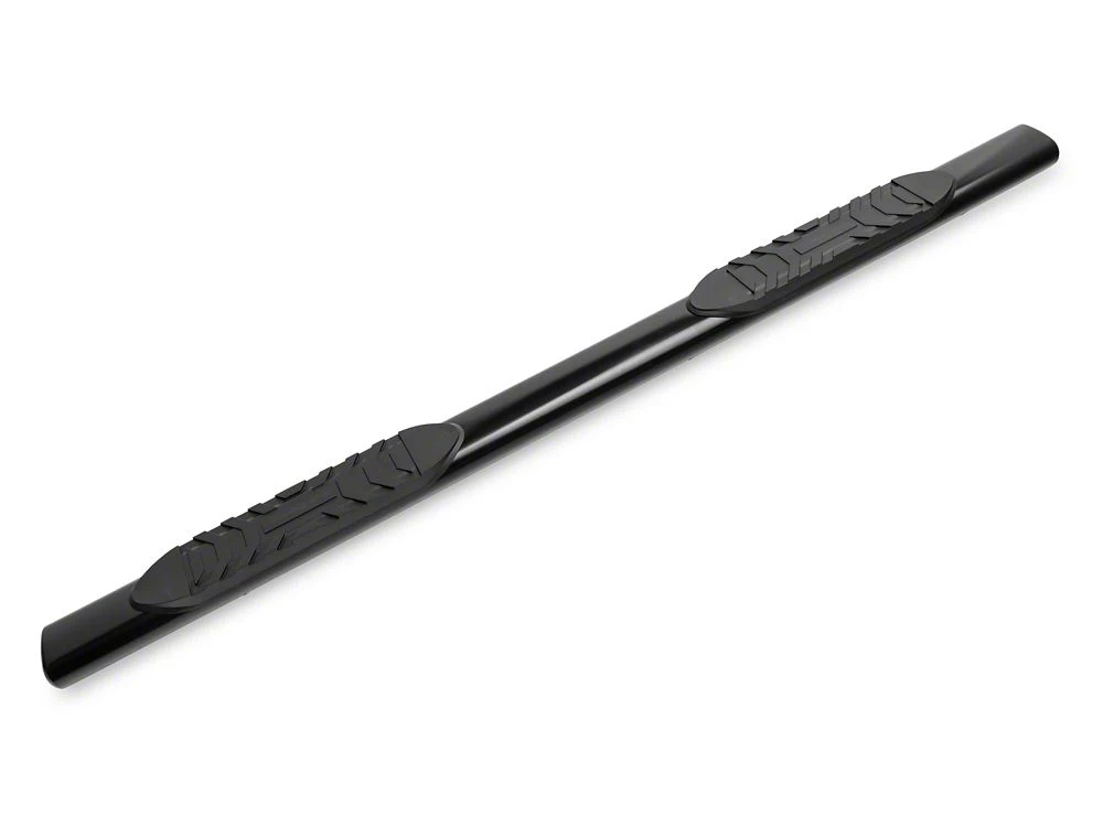 RedRock 5-Inch Oval Straight End Side Step Bars; Black (07-21 Tundra Double Cab) - Image 3