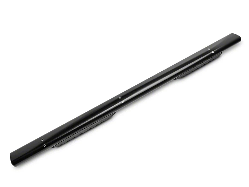 RedRock 5-Inch Oval Straight End Side Step Bars; Black (07-21 Tundra Double Cab) - Image 4