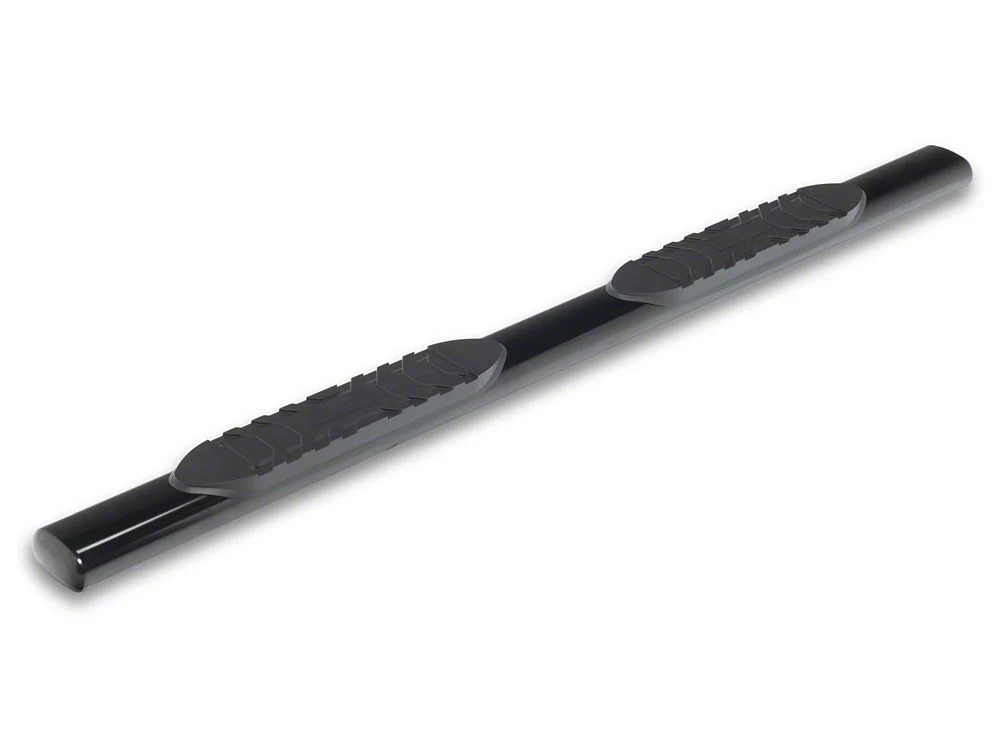 RedRock 5-Inch Oval Straight End Side Step Bars; Black (19-25 RAM 1500 Quad Cab) - Image 3