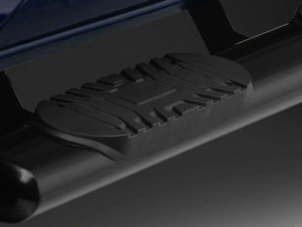 RedRock 5-Inch Oval Straight End Side Step Bars; Black (24-25 Tacoma Double Cab) - Image 4