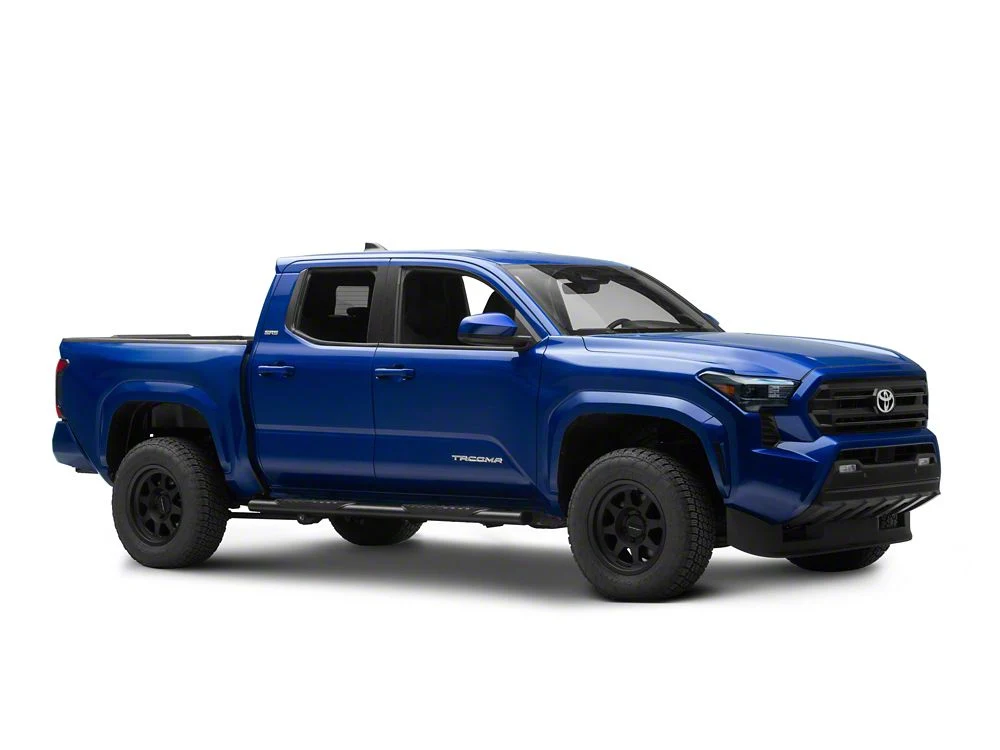 RedRock 5-Inch Oval Straight End Side Step Bars; Fine Textured Black (24-25 Tacoma Double Cab) - Image 9