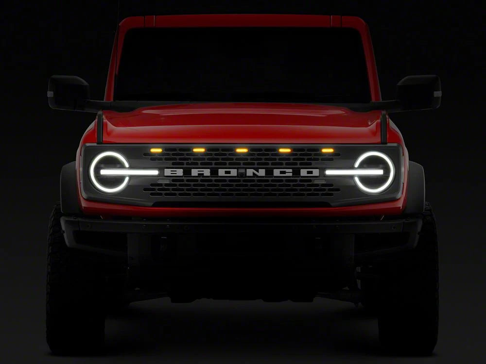 RedRock 5-Piece LED Grille Light Kit (21-25 Bronco Badlands, Wildtrack) - Image 12