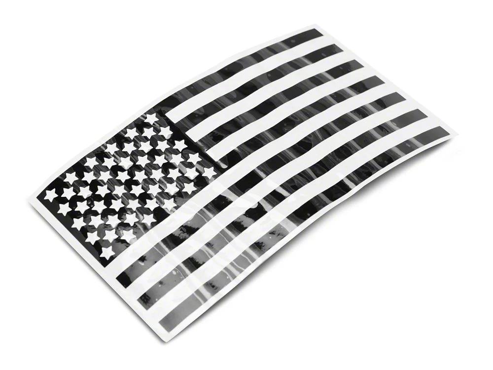 RedRock 6-Inch Old Glory Vinyl Decals (Universal; Some Adaptation May Be Required) - Image 9