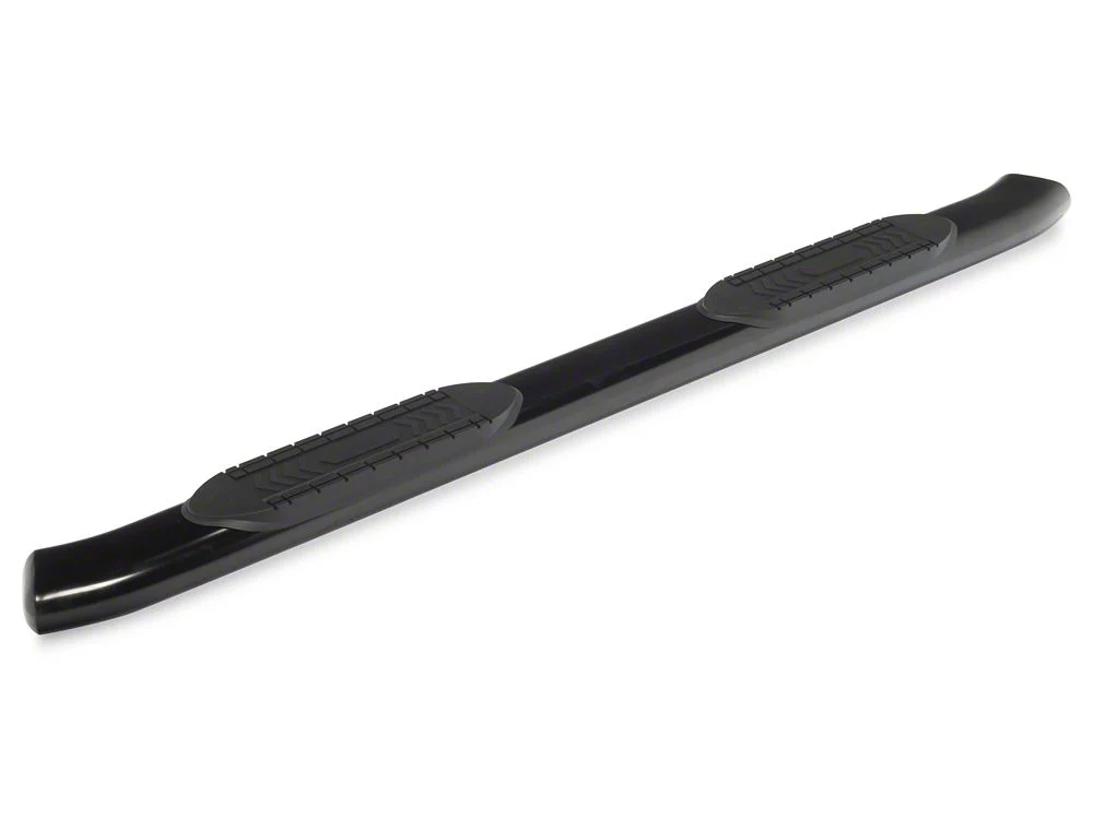 RedRock 6-Inch Oval Bent End Side Step Bars; Black (20-25 Sierra 2500 HD Crew Cab) - Image 3