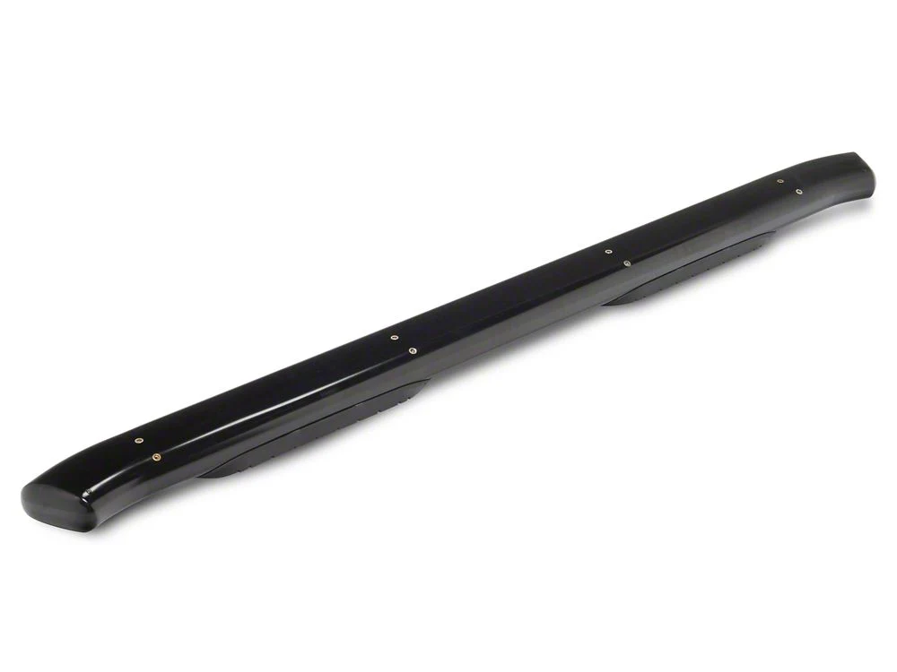 RedRock 6-Inch Oval Bent End Side Step Bars; Black (20-25 Sierra 2500 HD Crew Cab) - Image 4