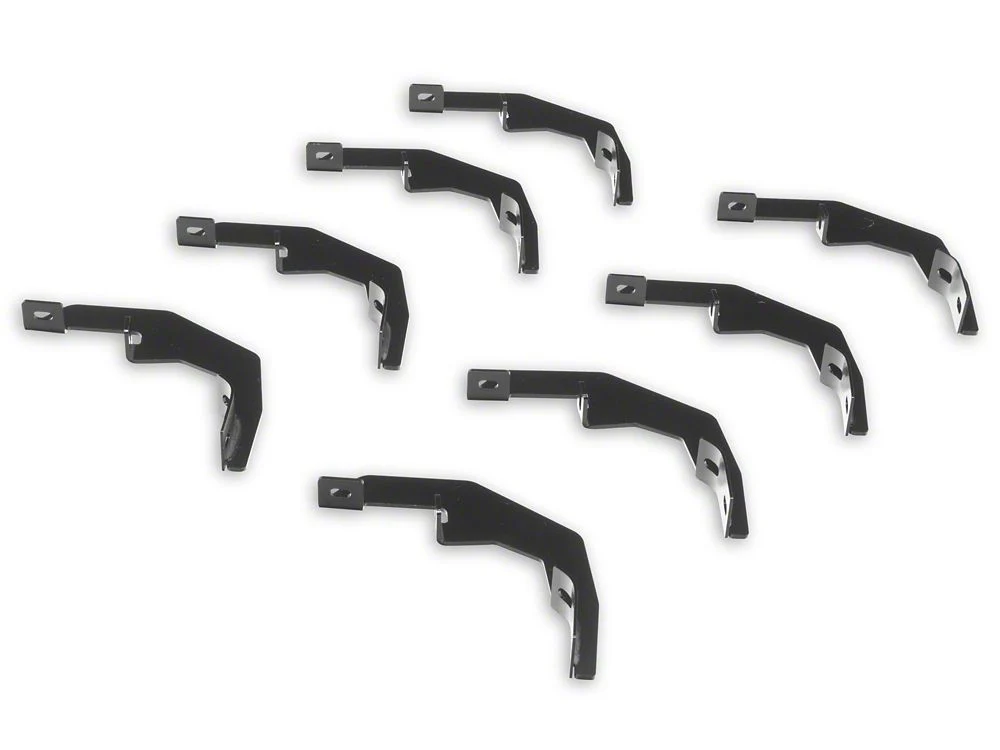RedRock 6-Inch Oval Bent End Side Step Bars; Stainless Steel (19-25 Silverado 1500 Crew Cab) - Image 6