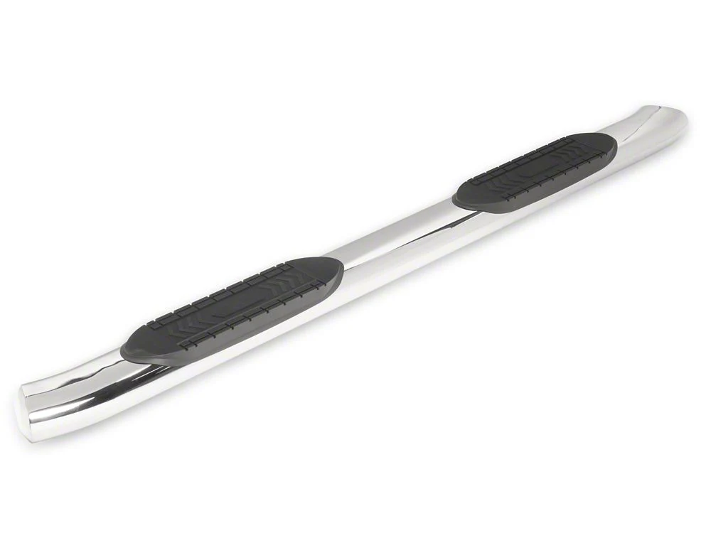 RedRock 6-Inch Oval Bent End Side Step Bars; Stainless Steel (20-25 Sierra 3500 HD Crew Cab) - Image 3