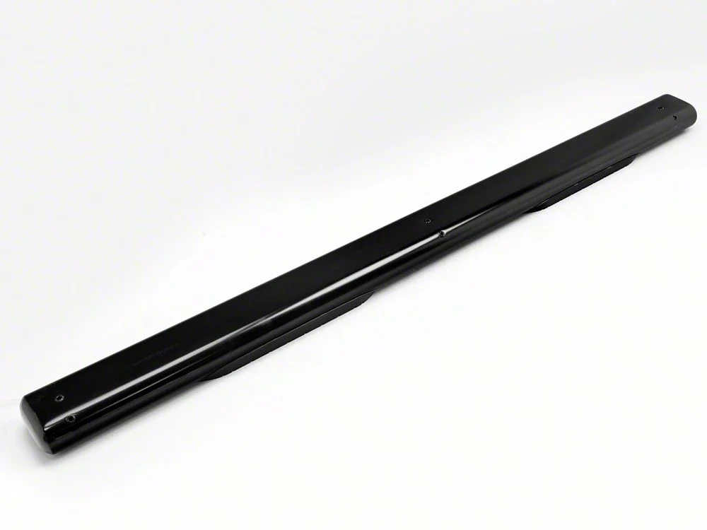 RedRock 6-Inch Oval Straight End Side Step Bars; Black (04-06 Sierra 1500 Crew Cab) - Image 4