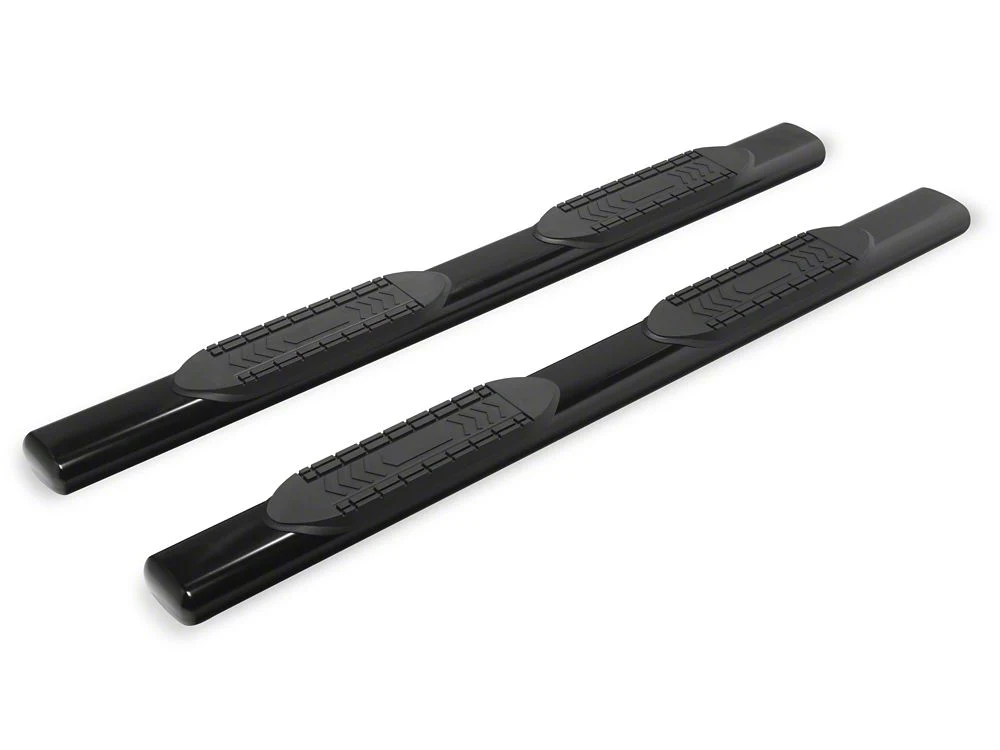 RedRock 6-Inch Oval Straight End Side Step Bars; Black (19-25 RAM 1500 Quad Cab) - Image 2