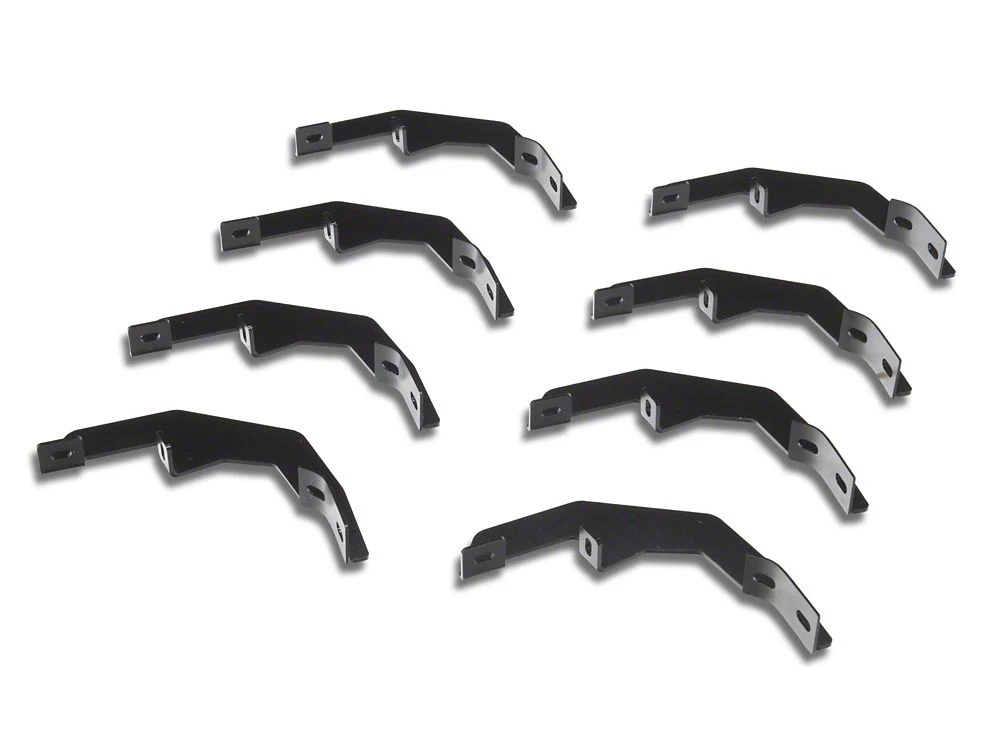 RedRock 6-Inch Oval Straight End Side Step Bars; Black (19-25 Silverado 1500 Crew Cab) - Image 6