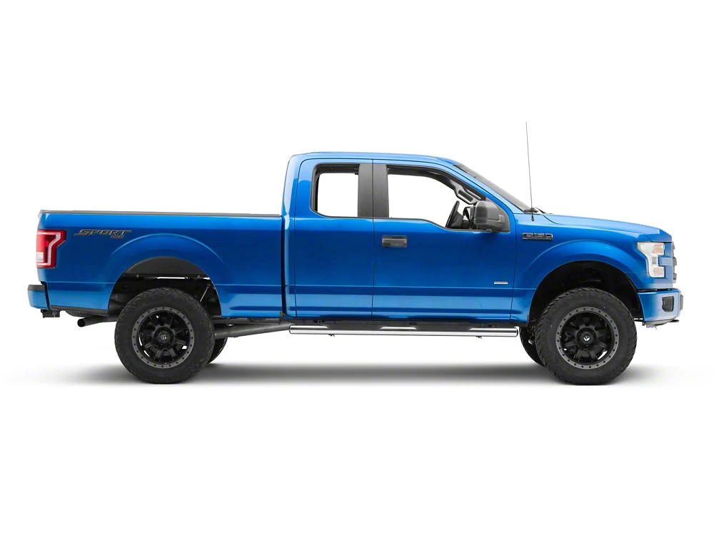 RedRock 6-Inch Oval Straight End Side Step Bars; Stainless Steel (15-25 F-150 SuperCab) - Image 10