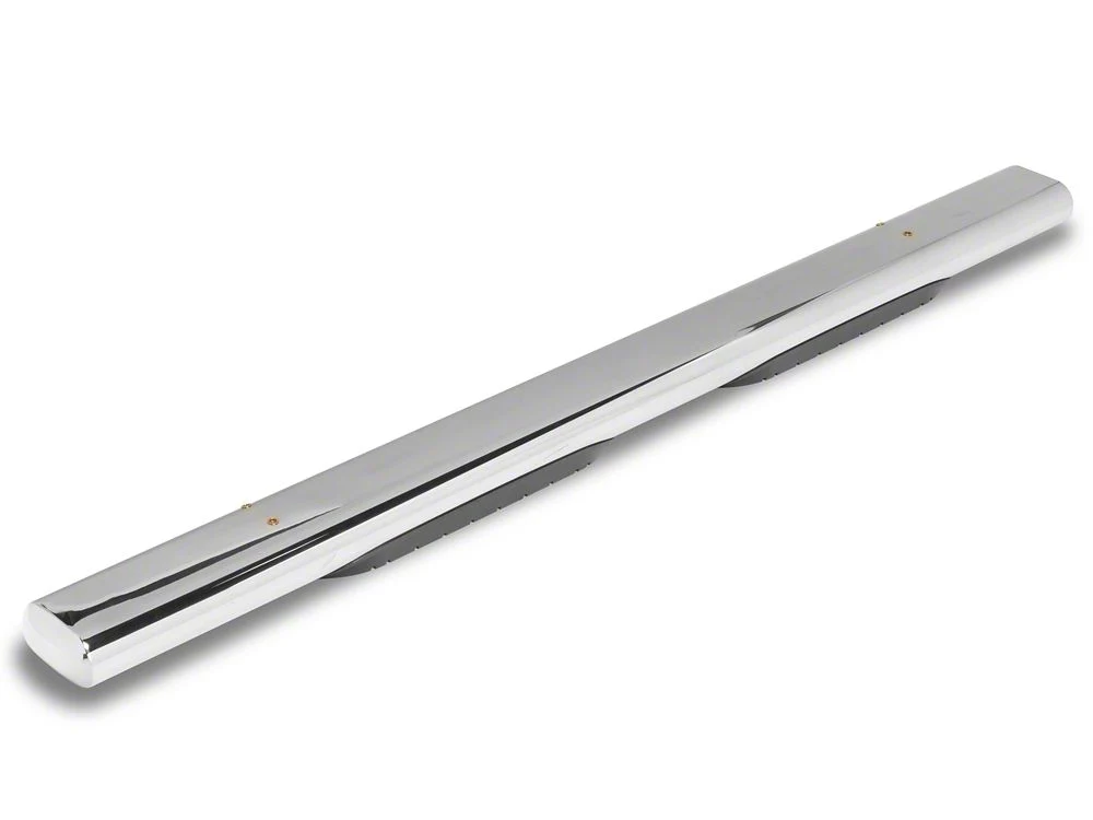 RedRock 6-Inch Oval Straight End Side Step Bars; Stainless Steel (15-25 F-150 SuperCab) - Image 5