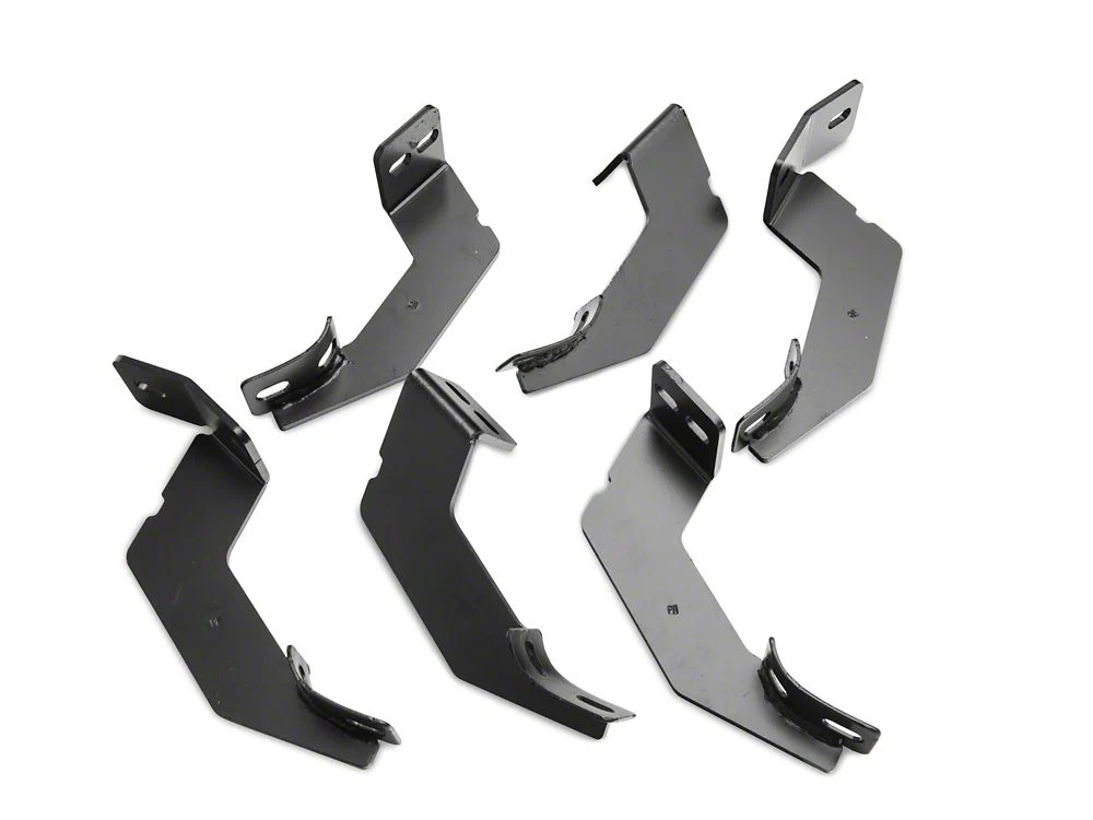 RedRock 6-Inch Oval Straight End Side Step Bars; Stainless Steel (20-25 Sierra 3500 HD Double Cab) - Image 4