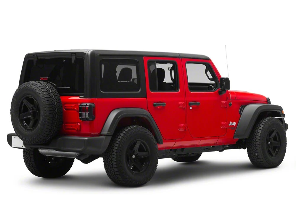 RedRock ABS Tail Light Guard; Textured Black (18-25 Jeep Wrangler JL w/ Factory Halogen Tail Lights) - Image 4