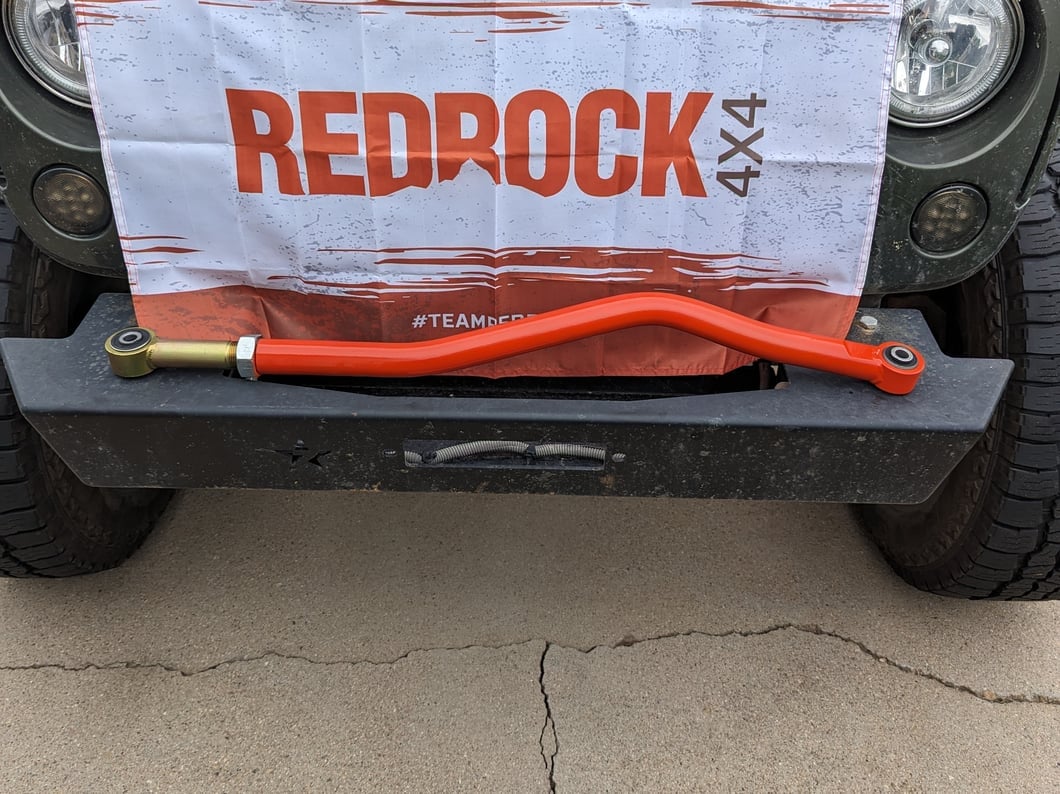 RedRock Adjustable Front Panhard Bar for 0 to 6-Inch Lift (07-18 Jeep Wrangler JK) - Image 8