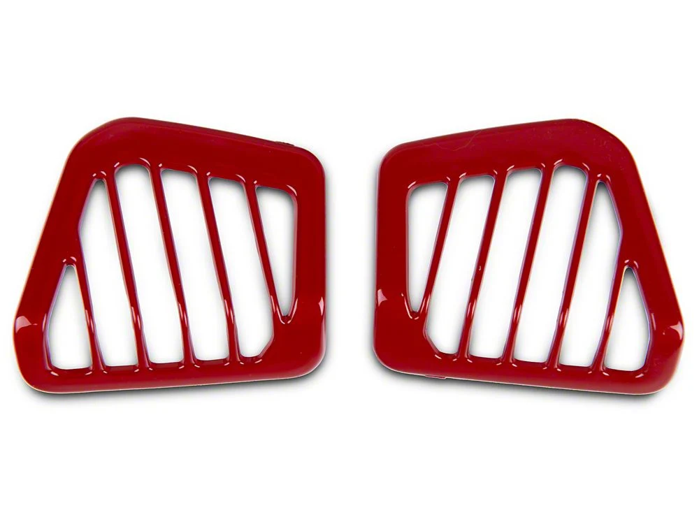 RedRock Air Vent Trim; Red (20-25 Jeep Gladiator JT) - Image 3