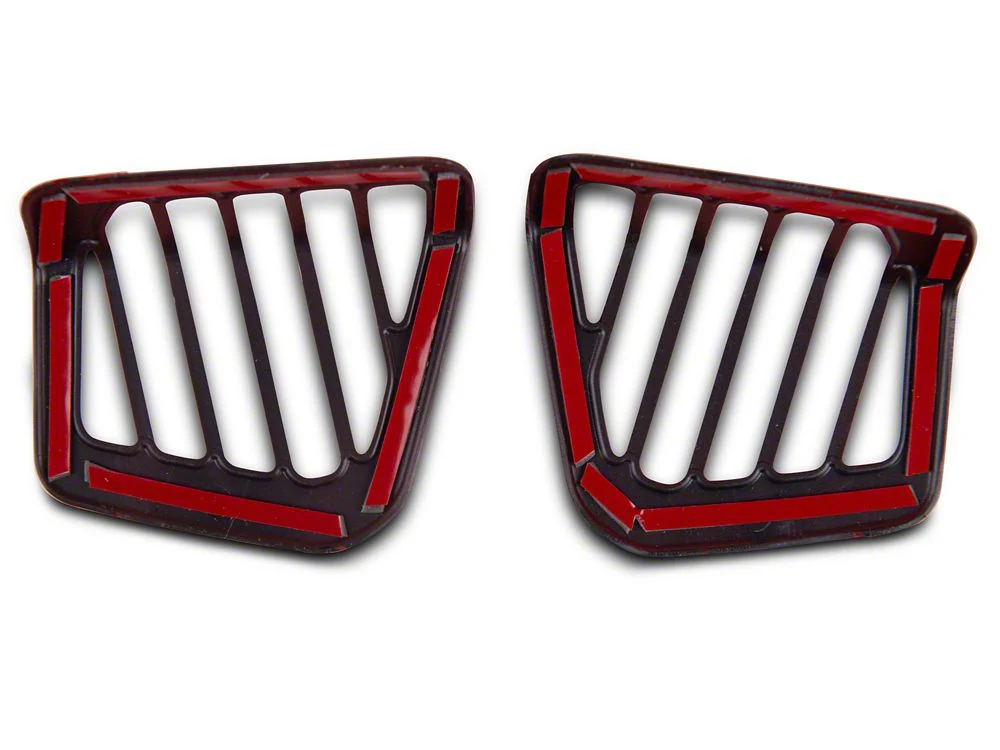 RedRock Air Vent Trim; Red (20-25 Jeep Gladiator JT) - Image 4