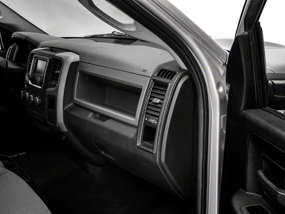 RedRock Air Vent Trim Set; Carbon Fiber (09-18 RAM 1500) - Image 4