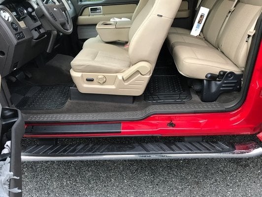 RedRock All-Weather Floor Mat Set with One-Piece Rear Mat; Black (97-14 F-150) - Image 11