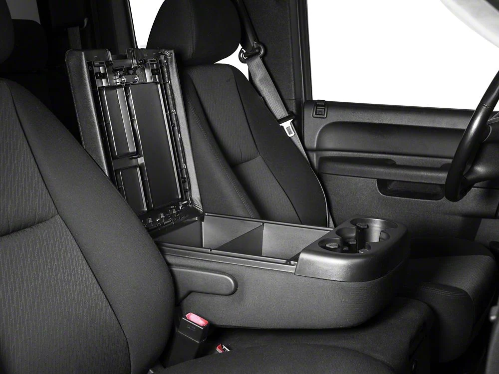 RedRock Alterum Series Center Console Top Lid; Black (07-13 Silverado 1500 w/ Bench Seat) - Image 3