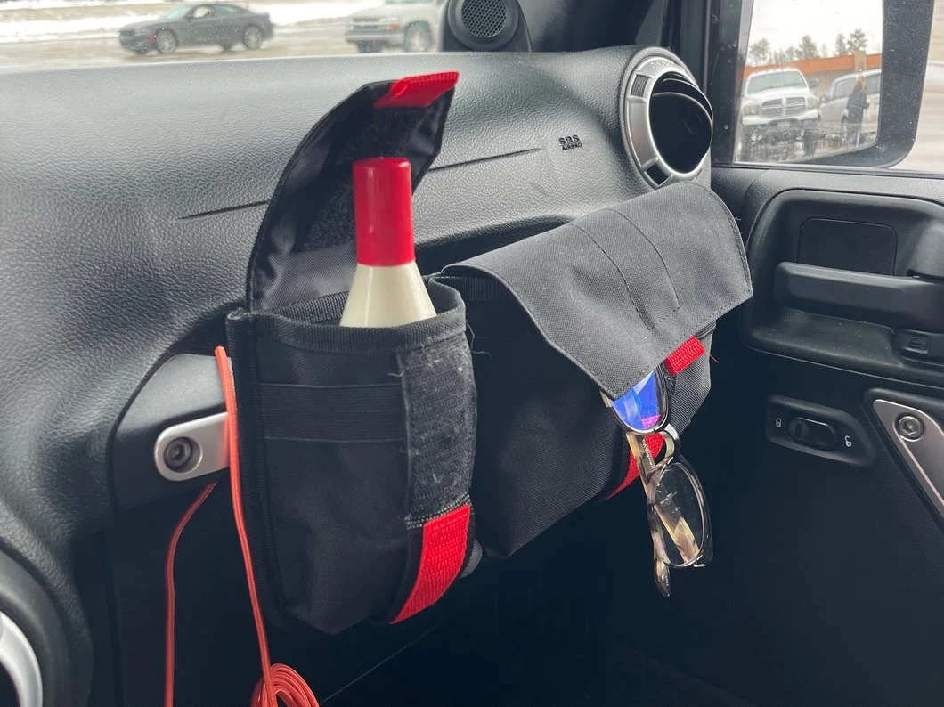 RedRock Alterum Series Grab Handle Storage Bag; Dual Pocket (07-25 Jeep Wrangler JK & JL) - Image 12