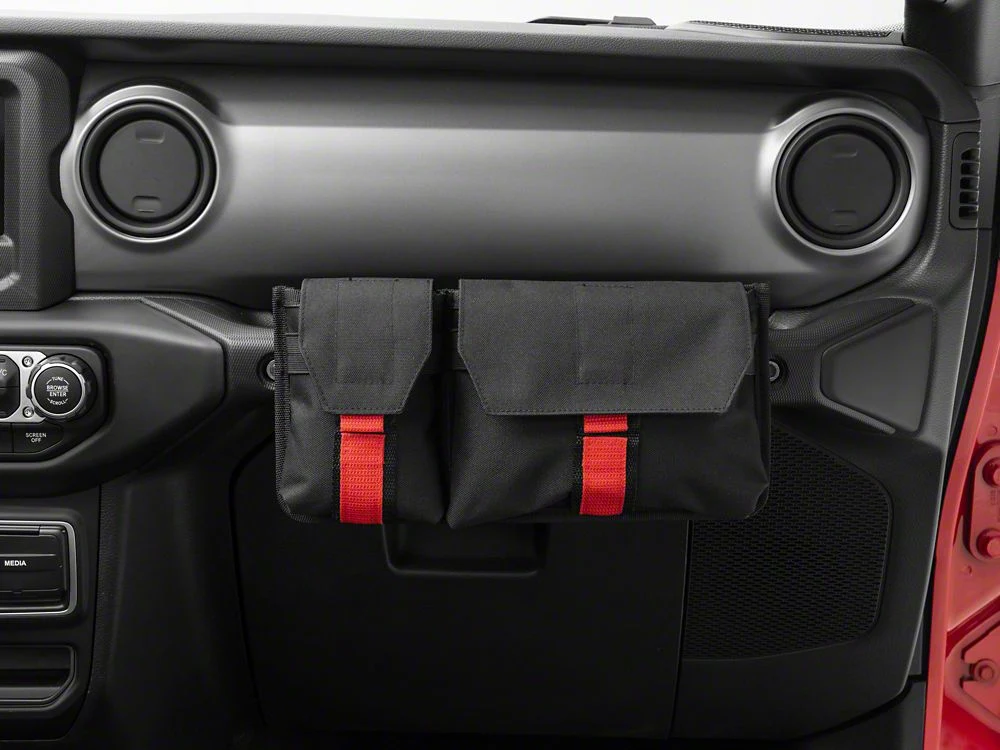 RedRock Alterum Series Grab Handle Storage Bag; Dual Pocket (07-25 Jeep Wrangler JK & JL) - Image 2