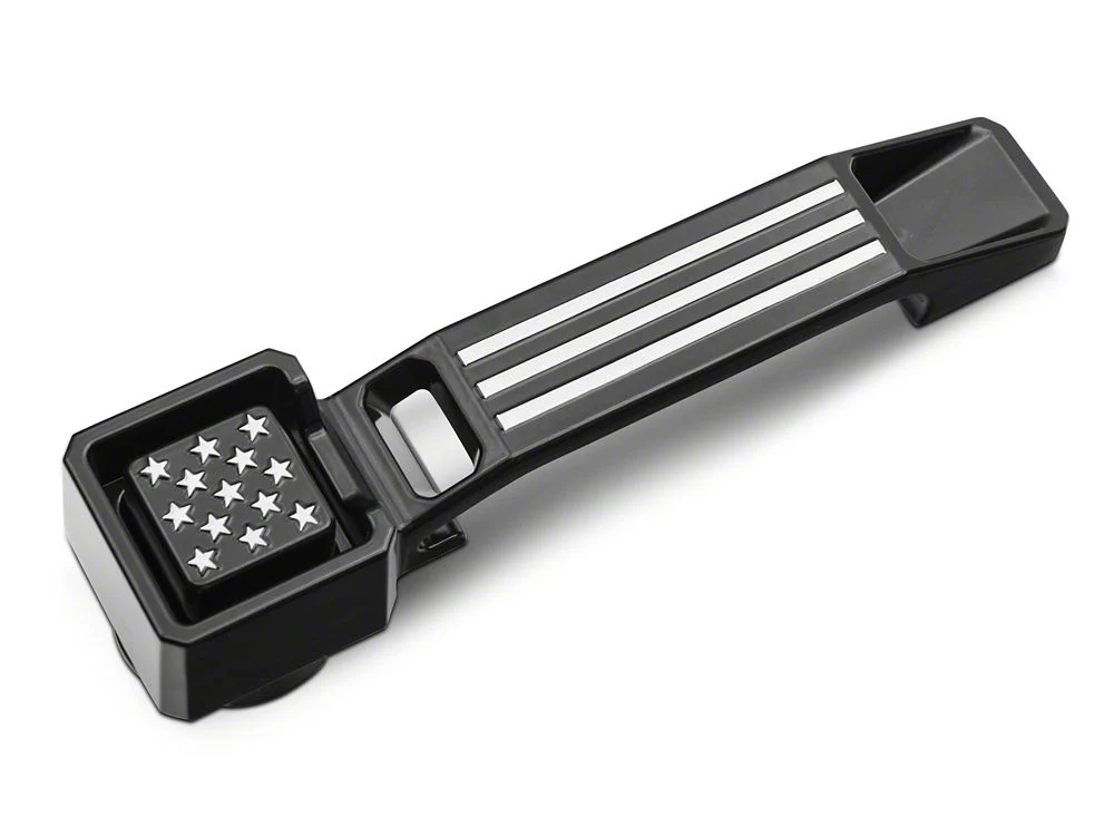 RedRock Aluminum Door and Tailgate Handle Set; Stars and Stripes (07-18 Jeep Wrangler JK 4-Door) - Image 6