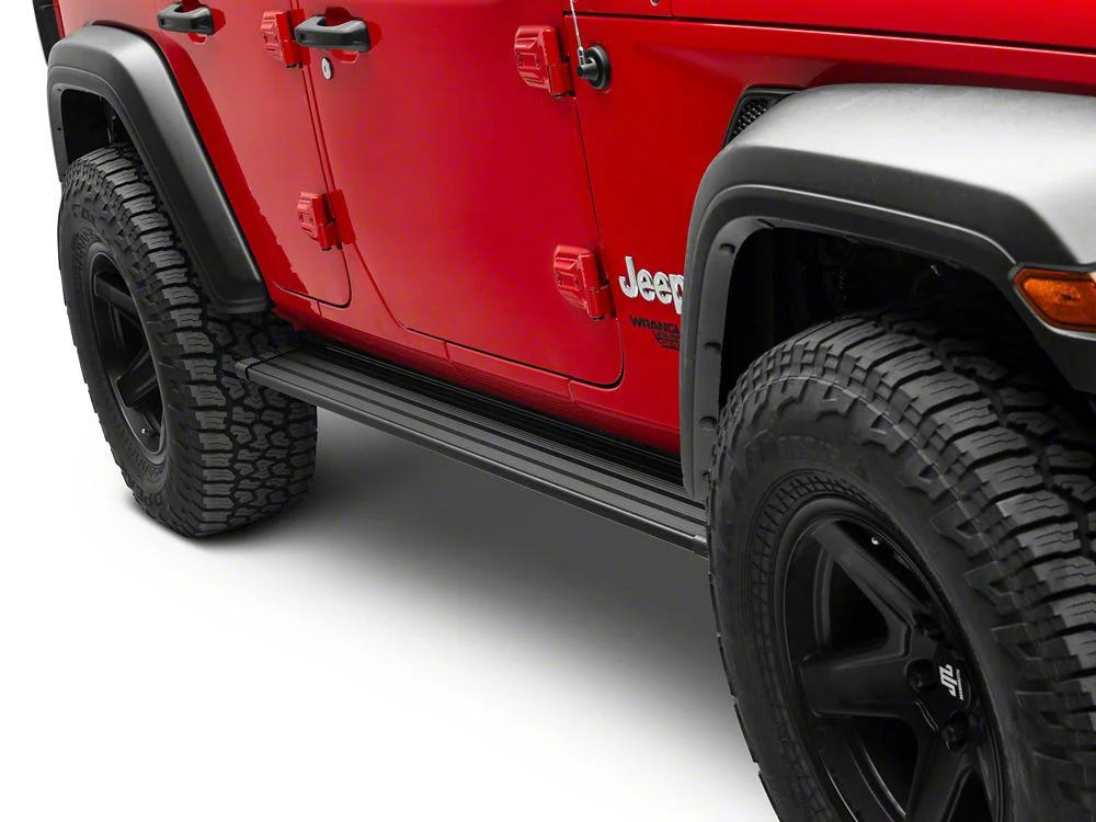RedRock Aluminum Side Step Bars with LED Running Lights, Sequential Signals and Step Lights (18-25 Jeep Wrangler JL 4-Door) - Image 10