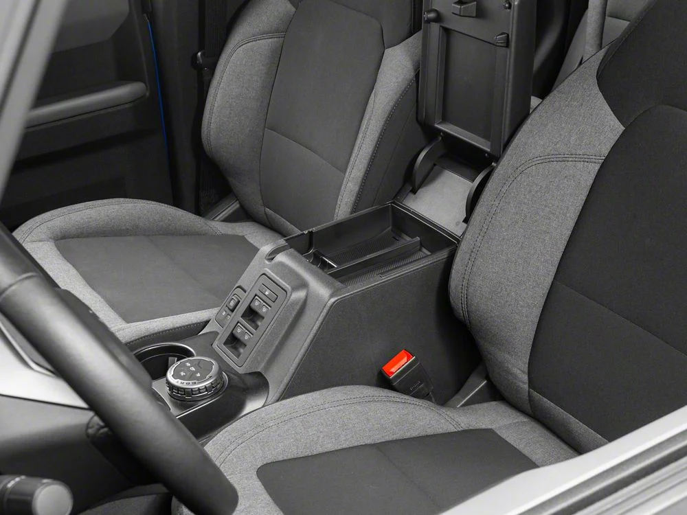 RedRock Arm Rest Lower Storage Tray; Rubber Coated (21-25 Bronco) - Image 7