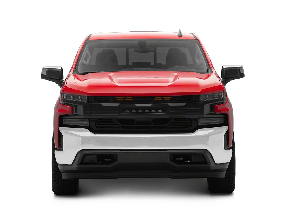 RedRock Armor Upper Replacement Grille with LED Lighting (19-21 Silverado 1500; 2022 Silverado 1500 LTD) - Image 12
