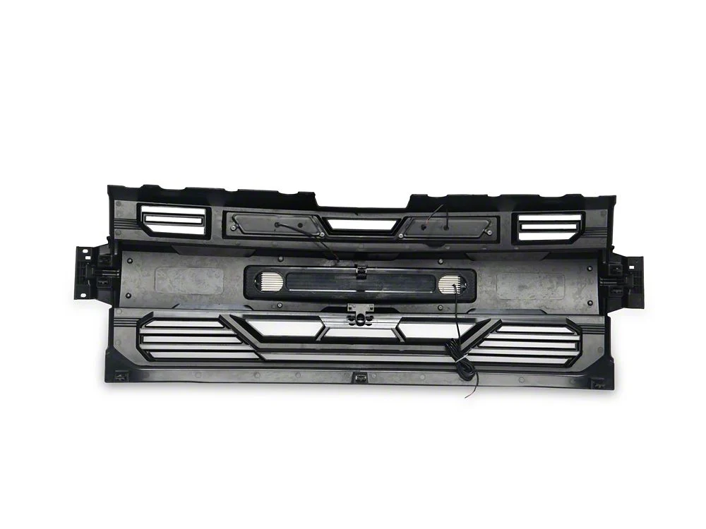 RedRock Armor Upper Replacement Grille with LED Lighting (19-21 Silverado 1500; 2022 Silverado 1500 LTD) - Image 6