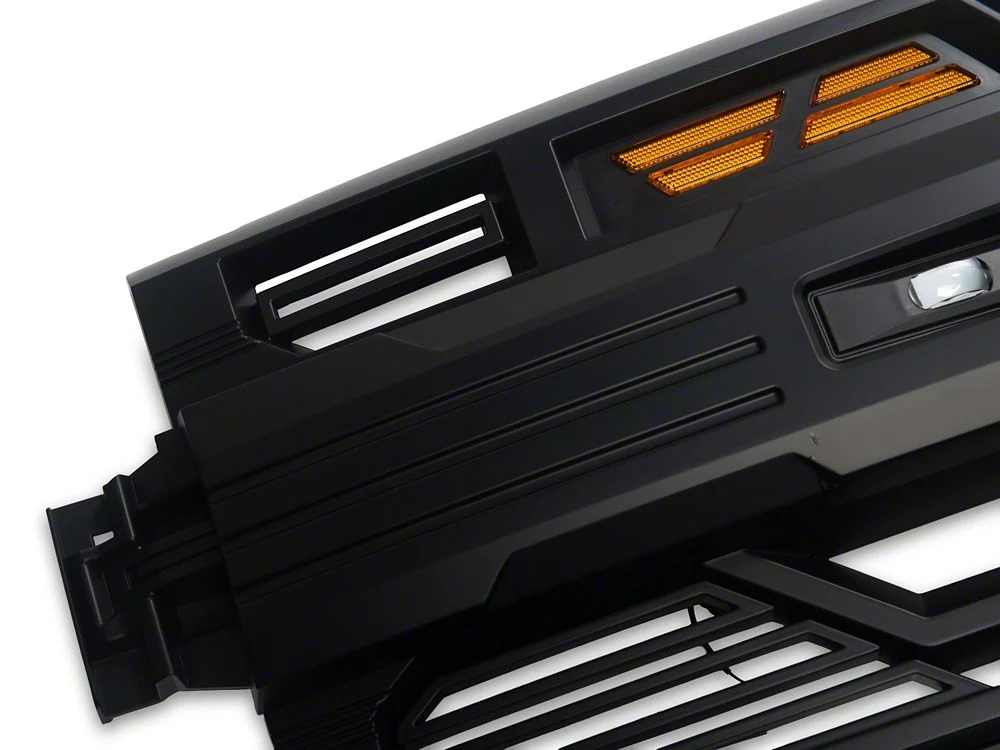RedRock Armor Upper Replacement Grille with LED Lighting (19-21 Silverado 1500; 2022 Silverado 1500 LTD) - Image 8