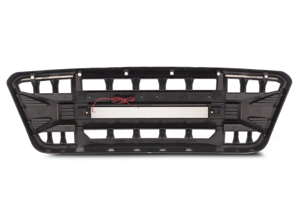 RedRock Armor Upper Replacement Grille with LED Off-Road Lighting; Matte Black (04-08 F-150) - Image 6