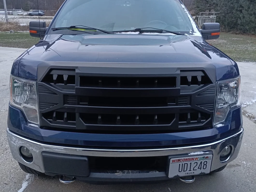 RedRock Armor Upper Replacement Grille with LED Off-Road Lighting; Matte Black (09-14 F-150, Excluding Raptor) - Image 14