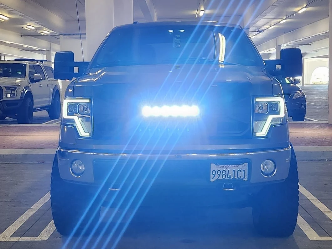 RedRock Armor Upper Replacement Grille with LED Off-Road Lighting; Matte Black (09-14 F-150, Excluding Raptor) - Image 16
