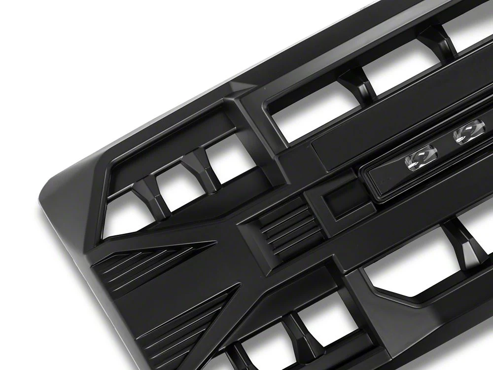 RedRock Armor Upper Replacement Grille with LED Off-Road Lighting; Matte Black (09-14 F-150, Excluding Raptor) - Image 8