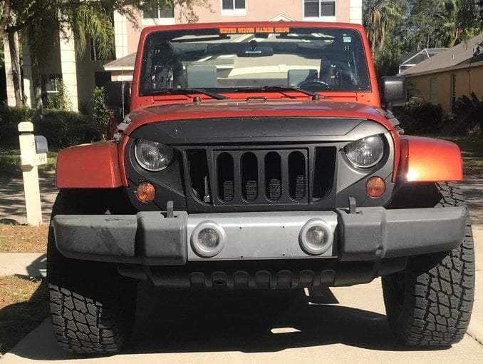 RedRock Avenger Grille; Matte Black (07-18 Jeep Wrangler JK) - Image 16