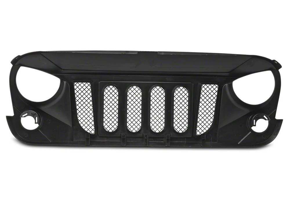 RedRock Avenger Grille; Matte Black (07-18 Jeep Wrangler JK) - Image 7