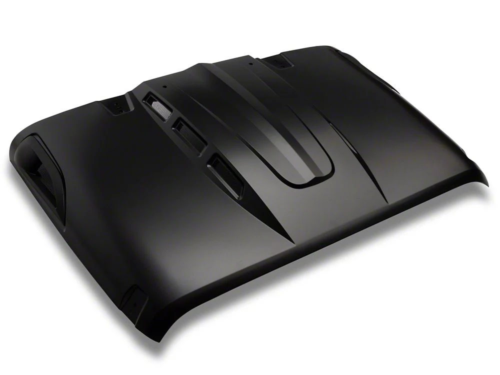 RedRock Avenger Heat Dispersion Hood; Unpainted (07-18 Jeep Wrangler JK) - Image 5