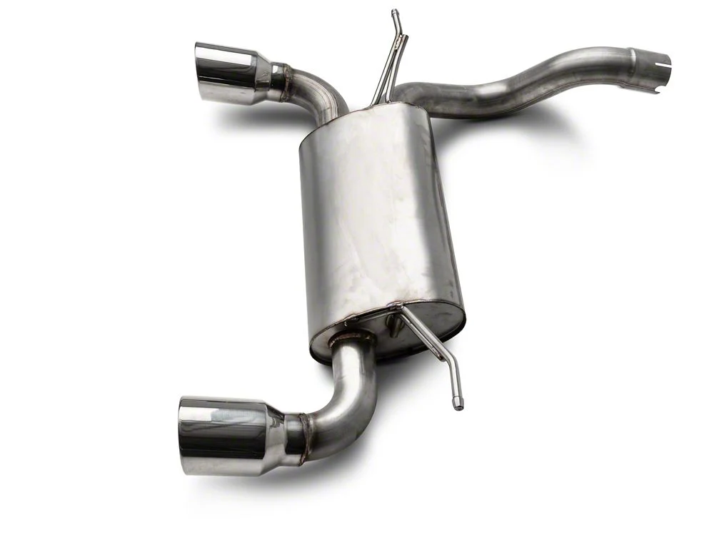 RedRock Axle-Back Exhaust with Polished Tips (18-25 2.0L or 3.6L Jeep Wrangler JL) - Image 3