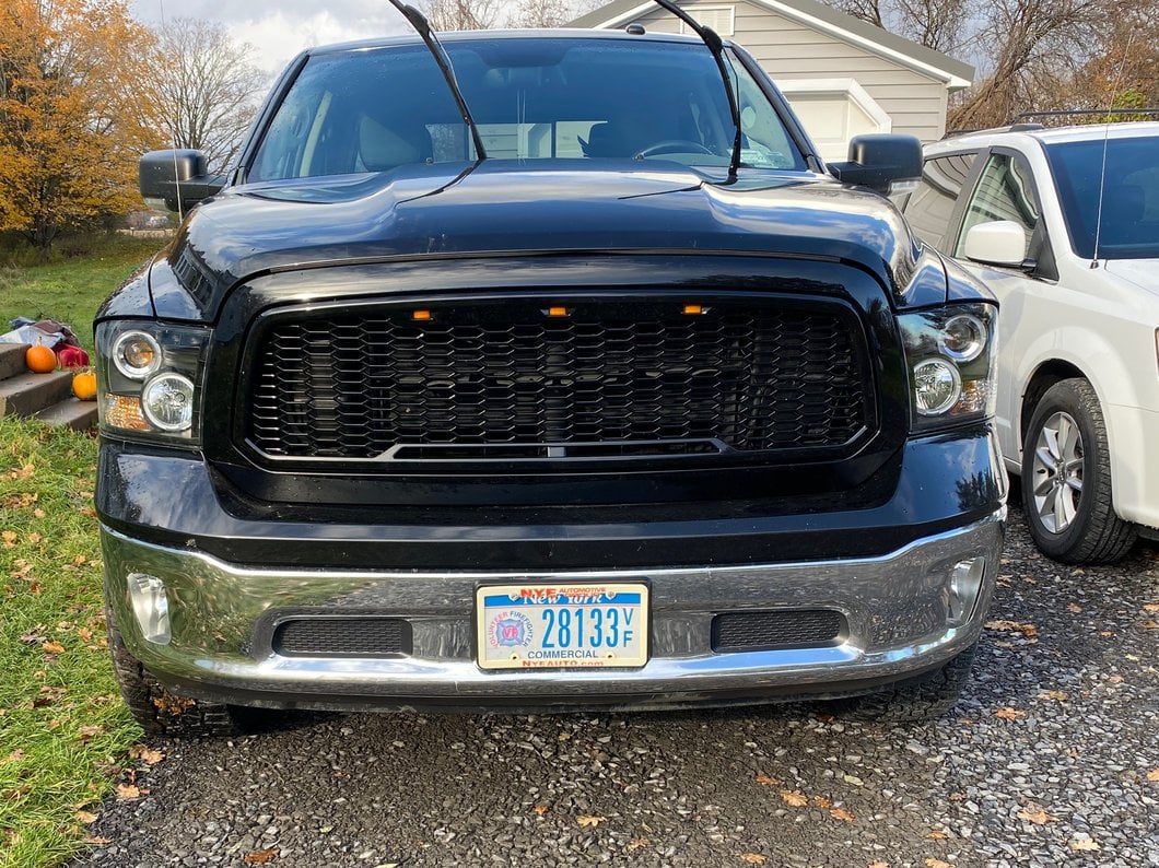 RedRock Baja Upper Replacement Grille; Gloss Black (13-18 RAM 1500, Excluding Rebel) - Image 16