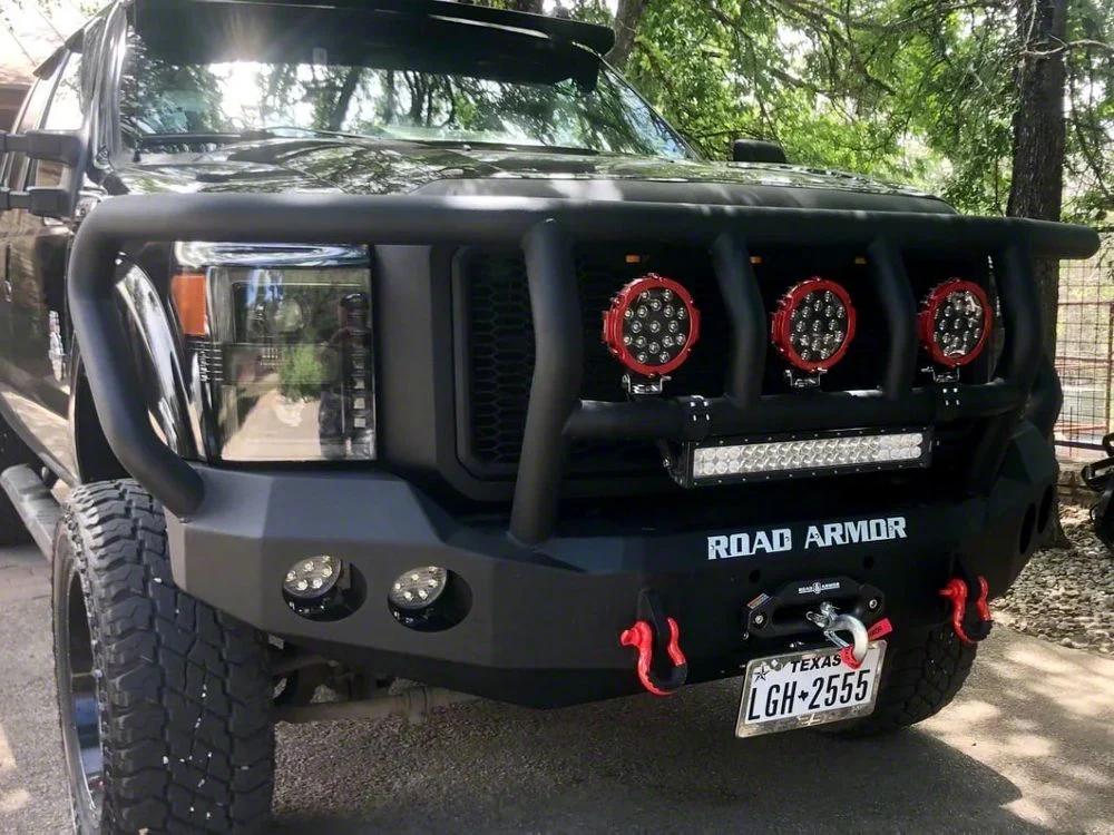 RedRock Baja Upper Replacement Grille; Matte Black (11-16 F-350 Super Duty) - Image 13