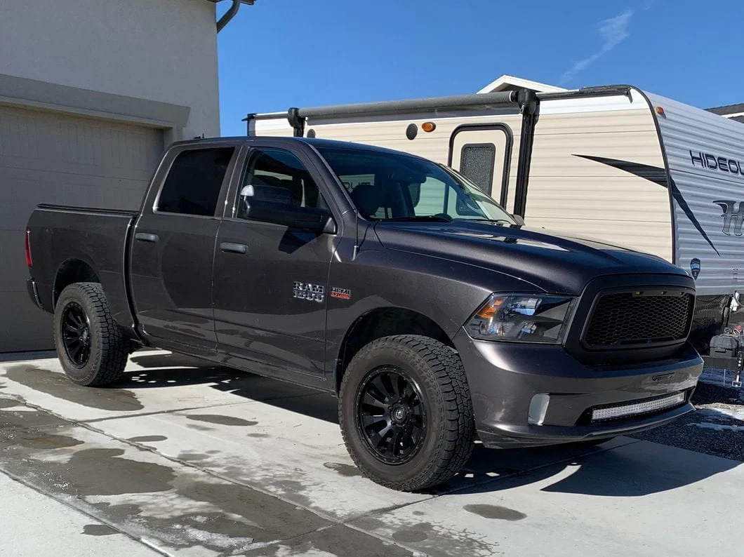 RedRock Baja Upper Replacement Grille; Matte Black (13-18 RAM 1500, Excluding Rebel) - Image 16
