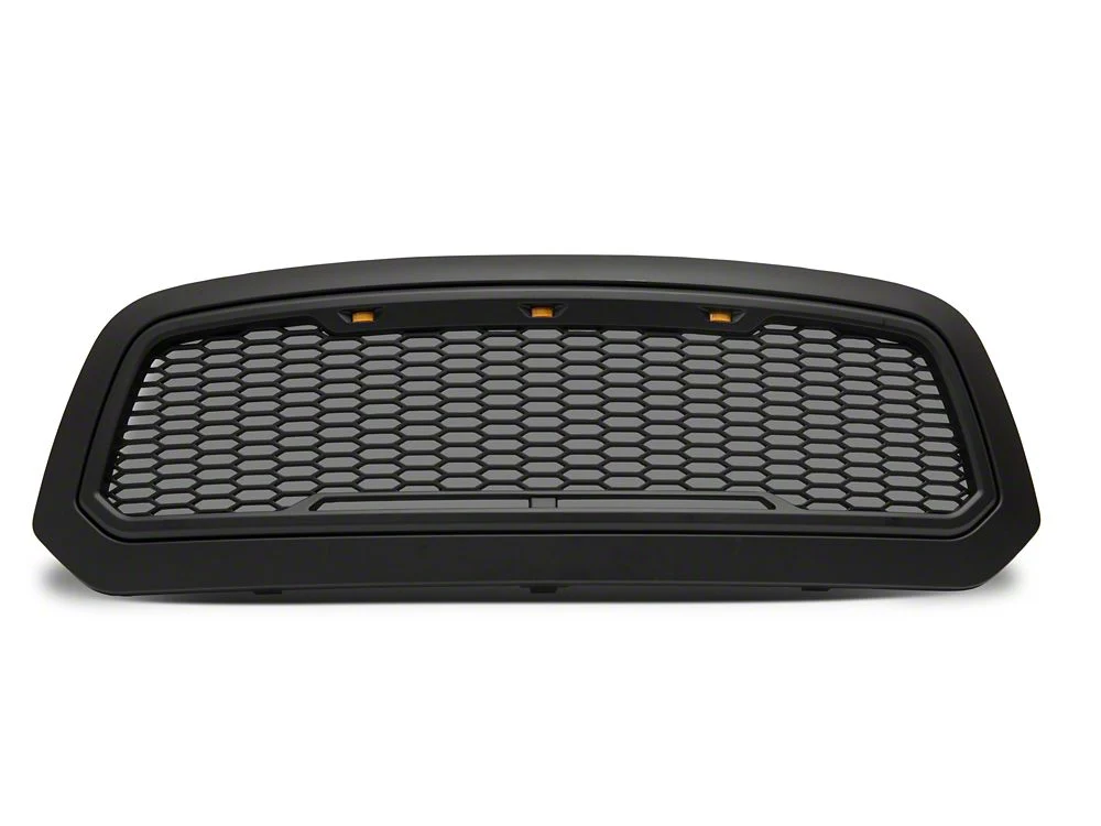 RedRock Baja Upper Replacement Grille; Matte Black (13-18 RAM 1500, Excluding Rebel) - Image 3